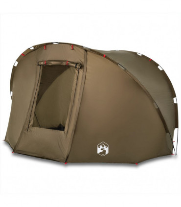 vidaXL Fishing Tent 5-Person Olive Green Waterproof