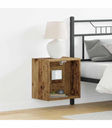 vidaXL Floating Shelf Brown 40 x 28.5 x 40 cm Engineered wood