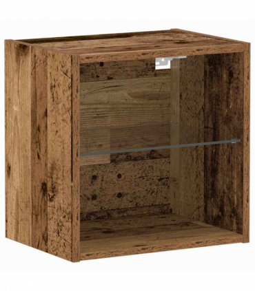 vidaXL Floating Shelf Brown 40 x 28.5 x 40 cm Engineered wood