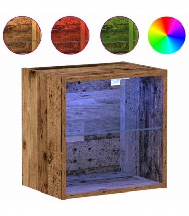 vidaXL Floating Shelf Brown 40 x 28.5 x 40 cm Engineered wood