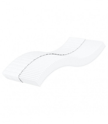 vidaXL Foam Mattress White 90x190 cm Hardness H2 H3