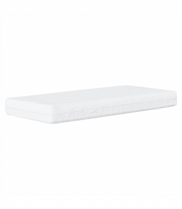 vidaXL Foam Mattress White 90x190 cm Hardness H2 H3