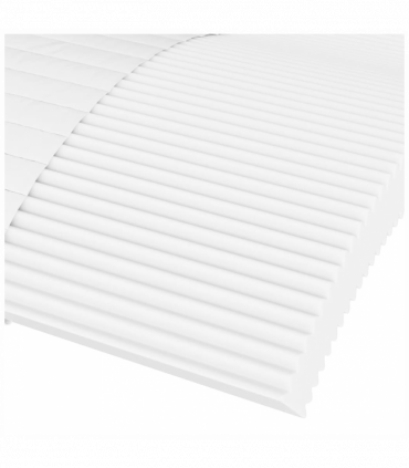 vidaXL Foam Mattress White 90x190 cm Hardness H2 H3