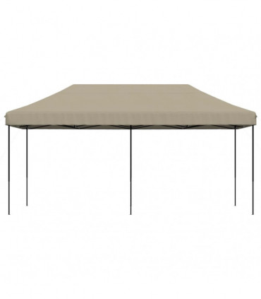 vidaXL Foldable Party Tent Pop-Up Taupe 580x292x315 cm