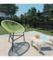 vidaXL Garden Acapulco Chair Poly Rattan Green