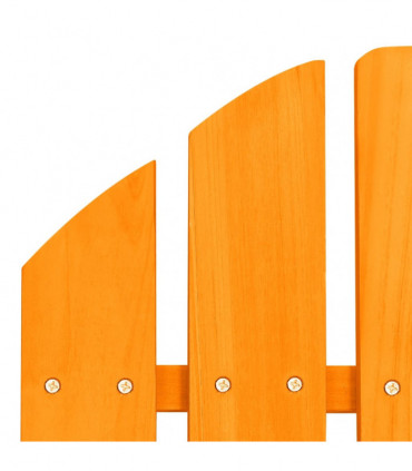 vidaXL Garden Adirondack Chair Solid Fir Wood Orange