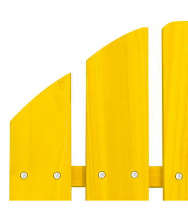 vidaXL Garden Adirondack Chair Solid Fir Wood Yellow