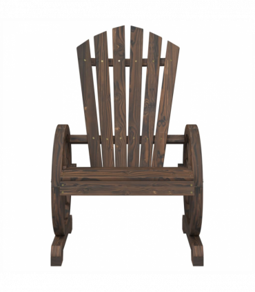 vidaXL Garden Adirondack Chair Solid Wood Fir