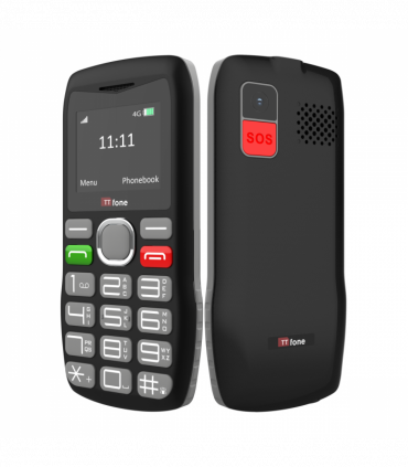 TTfone TT890 4G Senior Phone  Easy to Use Big Button Mobile Phone with Emergency Assistance Button, USB-C Charging, Bluetooth, Camera  Unlocked (with Mains Charger)