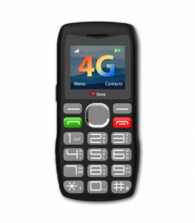 TTfone TT890 4G Senior Phone  Easy to Use Big Button Mobile Phone with Emergency Assistance Button, USB-C Charging, Bluetooth, Camera  Unlocked with Vodafone Sim Card