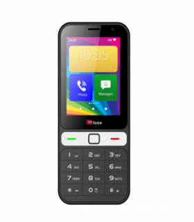 TTfone TT280  Simple 4G Dual SIM Bar Phone with Android, 2.8" Touchscreen, Keypad, 2MP Camera, USB-C - Easy to Use Unlocked Mobile (with USB Cable)