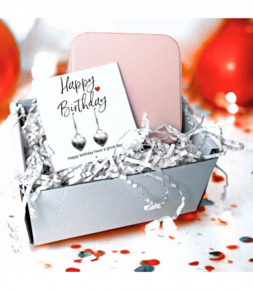Happy Birthday Earrings & Jewellery Box Gift