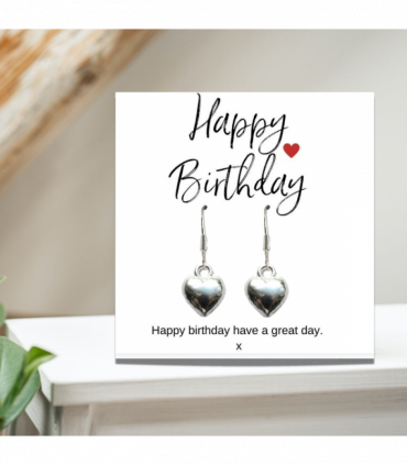 Happy Birthday Earrings & Jewellery Box Gift