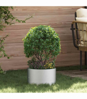 vidaXL Garden 5 pcs Silver 30 x 30 x 20 cm Galvanised steel