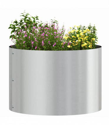 vidaXL Garden 5 pcs Silver 30 x 30 x 20 cm Galvanised steel