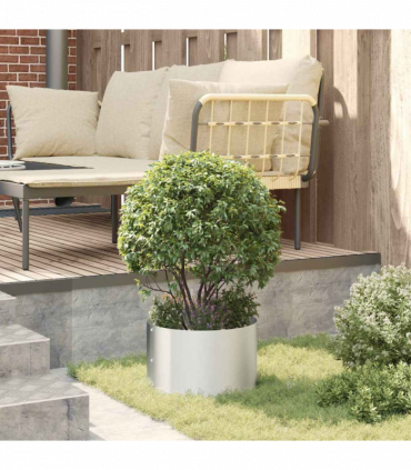vidaXL Garden 5 pcs Silver 30 x 30 x 20 cm Galvanised steel