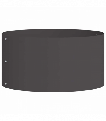 vidaXL Garden 5 pcs Black 40 x 40 x 20 cm Steel