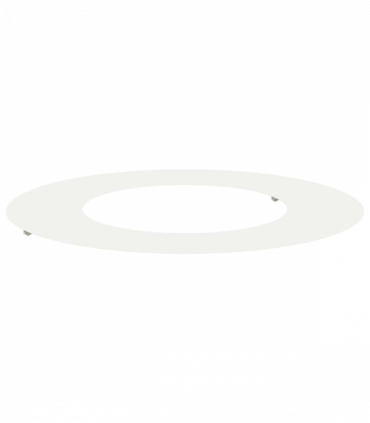 vidaXL Flat Tree Ring White Ø40 / 70 cm Steel