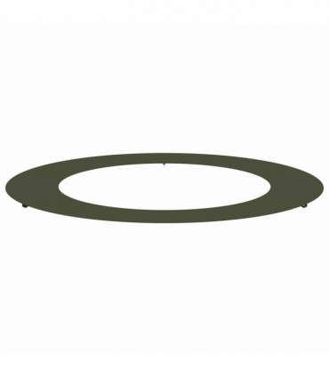 vidaXL Flat Tree Ring Olive green Ø60 / 90 cm Steel
