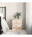 vidaXL Bedside Cabinet ALTA 41x35x41 cm Solid Wood Pine