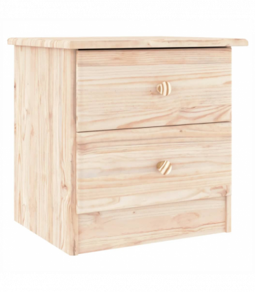 vidaXL Bedside Cabinet ALTA 41x35x41 cm Solid Wood Pine