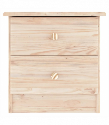 vidaXL Bedside Cabinet ALTA 41x35x41 cm Solid Wood Pine