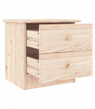 vidaXL Bedside Cabinet ALTA 41x35x41 cm Solid Wood Pine