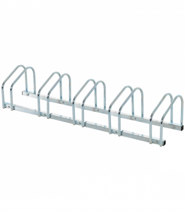 5 Bike Parking Rack Locking Storage Stand Holder Floor Wall Mount HOMCOM