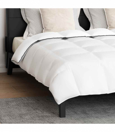 Winter Duvet Set 3 pcs White 200 x 220 cm Microfiber, Cotton