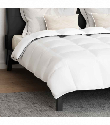 Winter Duvet Set 3 pcs White 200 x 240 cm Microfiber, Cotton