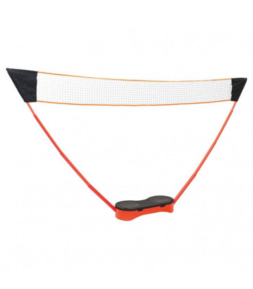 vidaXL Badminton Set with 2 Rackets. Net & Storage Case 292x30x152 cm