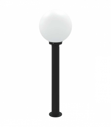vidaXL Bollard Light with Sensor 80 cm Black IP44