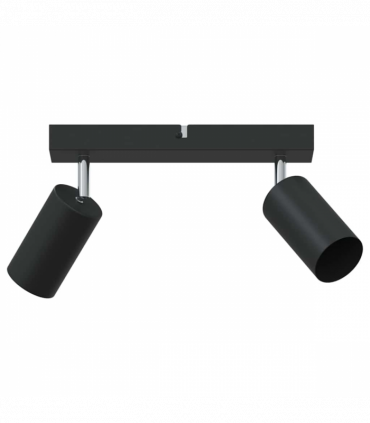 vidaXL Ceiling Spotlight Black 26 x 5.5 x 16.5 cm Steel