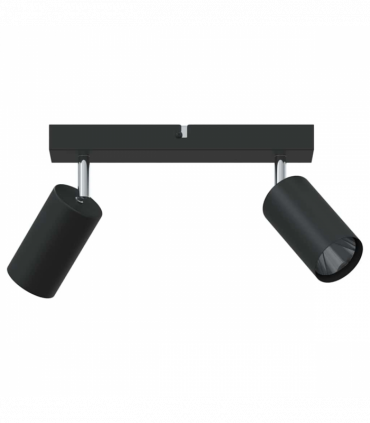 vidaXL Ceiling Spotlight Black 26 x 5.5 x 16.5 cm Steel