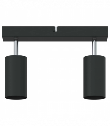 vidaXL Ceiling Spotlight Black 26 x 5.5 x 16.5 cm Steel