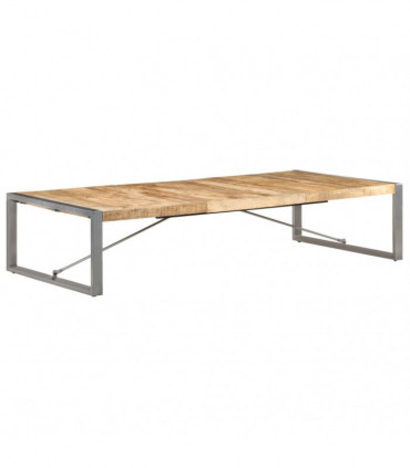 vidaXL Coffee Table 180x90x40 cm Rough Mango Wood