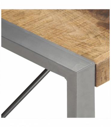 vidaXL Coffee Table 180x90x40 cm Rough Mango Wood