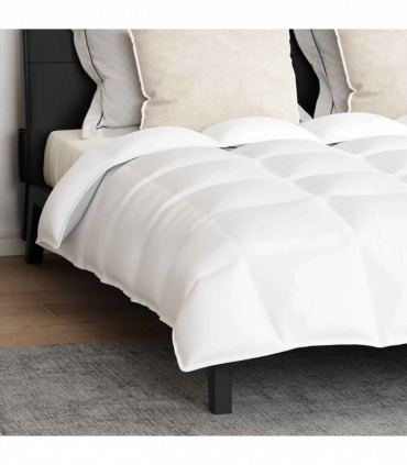 vidaXL Duvet Other with Pillow 3 pcs White 200 x 200 cm Down