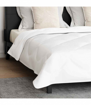 vidaXL Duvet Other with Pillow 3 pcs White 200 x 200 cm Microfibre