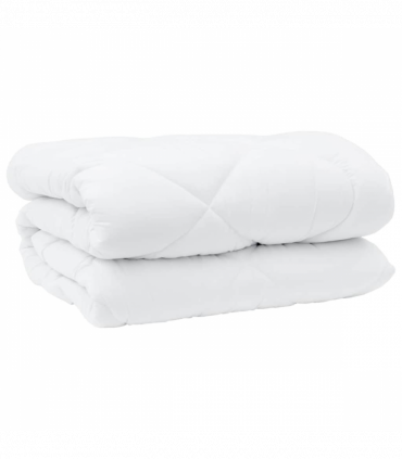 vidaXL Duvet Other with Pillow 3 pcs White 200 x 200 cm Microfibre