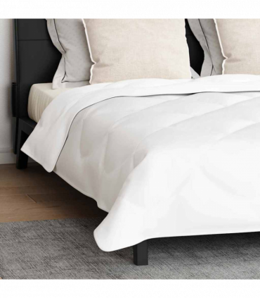 vidaXL Duvet Other with Pillow 3 pcs White 200 x 200 cm Microfibre