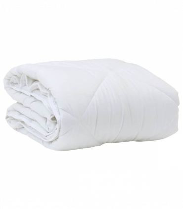 vidaXL Duvet Set with Pillow 2 pcs White 135 x 200 cm Microfiber