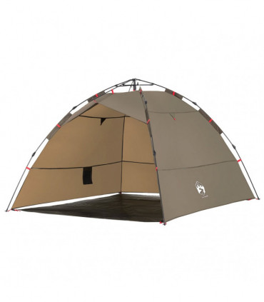 vidaXL Fishing Tent 4-Person Olive Green Quick Release