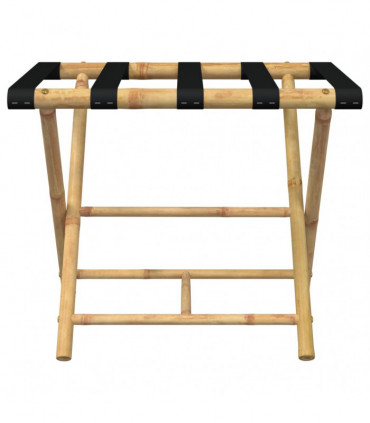 vidaXL Folding Luggage Rack 62x42x50.5 cm Bamboo