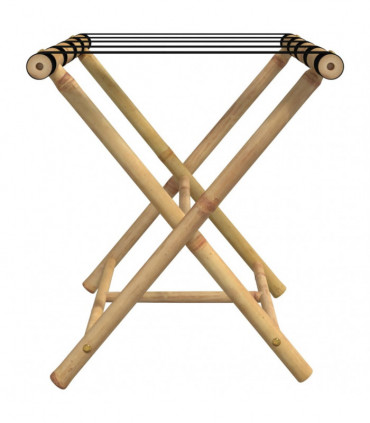 vidaXL Folding Luggage Rack 62x42x50.5 cm Bamboo