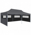 vidaXL Folding Pop-up Partytent with Sidewalls 3x6 m Anthracite