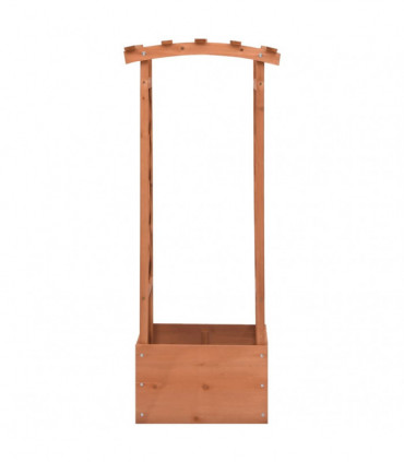 Trellis Planter with Arch 49x39x117 cm Firwood