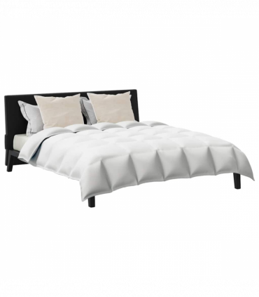 Winter Duvet Set 3 pcs White 240 x 260 cm Microfiber, Cotton