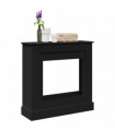 vidaXL Fireplace Surround Black 90x30x90 cm Engineered Wood
