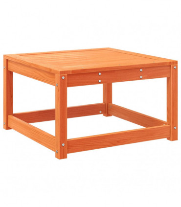 vidaXL Garden Footstool Wax Brown Solid Wood Pine